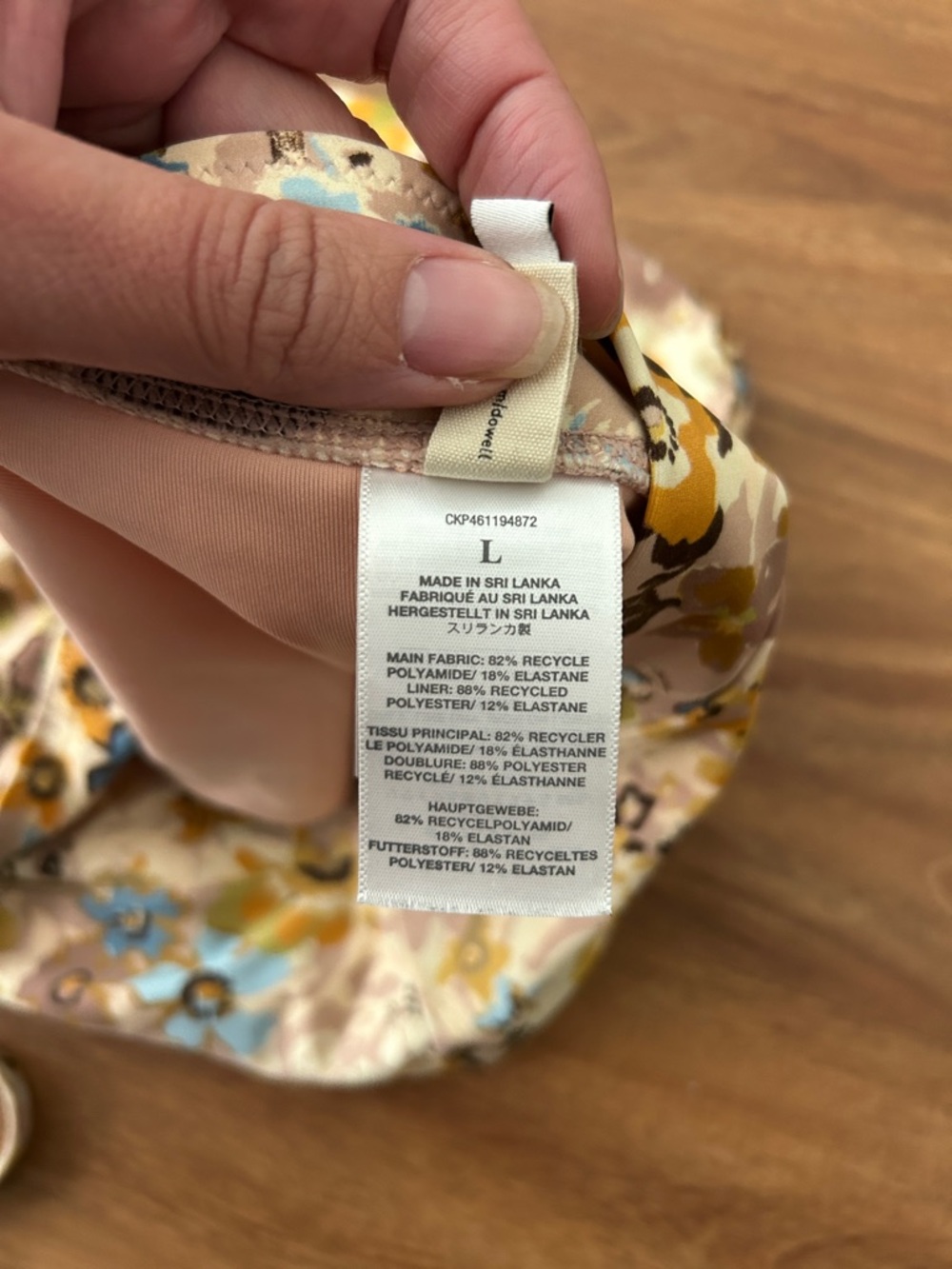MADEWELL  Second Wave High-Cut Bikini. Size L - Picture 10 of 12